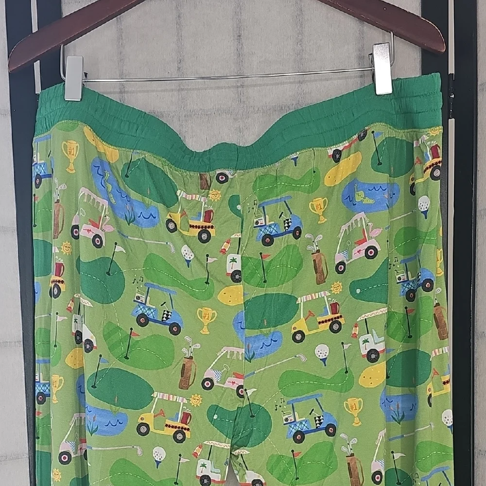 Little Sleepies Green Tractor Pajama Pants Size XXL - Picture 9 of 12